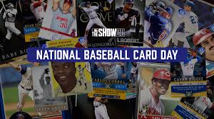 This weekend i went to the long island national card show at hofstra university. Mlb The Show On Twitter It S National Baseball Card Day To Celebrate We Have A Free Bundle Pack Get It Now In The Show Shop