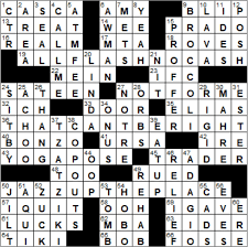 0402 19 Ny Times Crossword 2 Apr 19 Tuesday Nyxcrossword Com