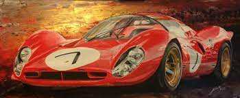 Ferrari 330 P4 Canvas Sports Car Motorsport
