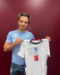Manchester united are looking to sign jack grealish from aston villa in the summer transfer window. Pin By Bil Blaz On Soccer Boyz In 2020 England Shirt Jack Grealish Mens Tops