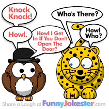 Children aren't that picky when it comes to these. Howl The Owl Knock Knock Joke Animal Jokes