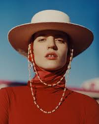 Julia Banas covers Vogue Poland January/February 2024 by Ina Lekiewicz Levy 