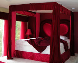 Candles can add a romantic connection. 12 Romantic Bedroom Ideas In Red Color World Inside Pictures Romantic Bedroom Design Bedroom Designs For Couples Valentine Bedroom Decor