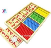 Colored Counting Food Grade Paper Sticks for Kids - Paper ...