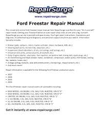 In this tutorial i'll show you how to do and interpret an engine compression test on 4.2l equipped fords. Ford Freestar Repair Manual 2004 2007