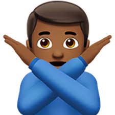 Face With No Good Gesture 4 Man Emoji Mario Characters Smiley