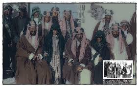الملك عبد العزيز آل سعود بجانب الشيخ مبارك الصباح الكويت عام 1910 Rare Pictures Ksa Saudi Arabia My Images