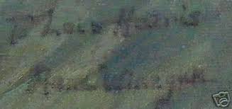 Early 20th C. Anna Winegar Landscape Painting Listed