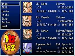 Dragon ball z dokkan battle is the one of the best dragon ball mobile game experiences available. Dragon Ball Z Legend Of Z Rpg By Omegamagnus Game Jolt