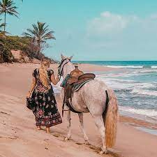 Werbung On Saturday I Went Horseback Riding At The Beach Near Cabarete With Seahorseranchcabarete I Never Tried Riding Before So This Was New For Me An