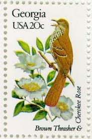 Birds Native To Georgia Usa Georgia Commemorative Stamps Usa Stamps Flower Stamp