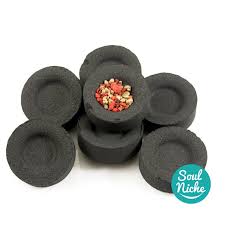 Charcoal Tablets Self Lighting 10 Tablets Roll 33mm Etsy