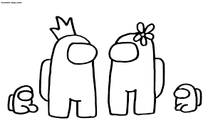 Among us is a multiplayer action game similar to the pc game decit and the card mafia. Among Us Coloring Pages Print For Free 100 Coloring Pages