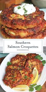 Southern Salmon Croquettes Seafood Dinner Recipes Salmon Dishes