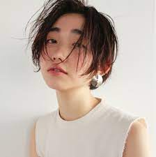 軽めの春のショート hair snaps