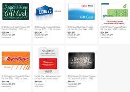 Get great deals on ebay! Ebay Save On Lowe S Exxon Bp Autozone Gift Cards And More Doctor Of Credit