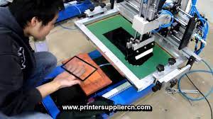 Pvc Sheet Silk Screen Printing Machine With Pneumatic Drive Screen Printing Machine Printing Machine Pvc Sheet