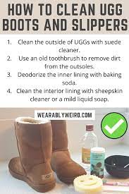 How To Clean Ugg Slippers & Ugg Boots - Factory Approved Way - Wearably  Weird