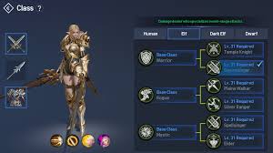 Lineage Ii Revolution Class Guide All The Races The Specialized Classes And Their Skills Rpg Site Revolution Skills Class