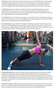 Exercise In Bed Bed Workout Exercise Backbend