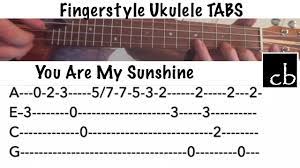 F c you never know, dear, how much i love you. You Are My Sunshine Fingerstyle Ukulele Tutorial Youtube
