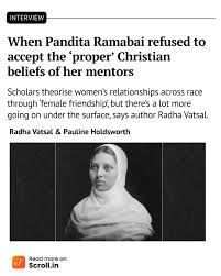 Pandita Ramabai (1858-1922) was a woman ...