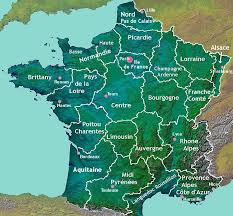 Regional Map Of France About France Com France Map Regions Of France Bordeaux France