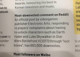 Most Downvoted Comment On Reddit By Ea Games Made It To The Guinness Book Of World Record Guinness Book Of World Records World Records Guinness Book