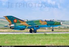 Modernization completed by aerostar sa of romania and elbit of israel; 329 Mikoyan Gurevich Mig 21um Lancer B Romania Air Force Dulau Adrian Jetphotos