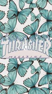 Inspirasi stiker di laptop : Thrasher Laptop Wallpaper