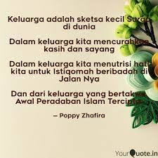 Menurut wikipedia, pengertian keluarga adalah unit terkecil dari masyarakat yang tersusun atas raisner pengertian keluarga menurut raisner adalah sebuah kelompok yang terdiri dua orang atau. Keluarga Adalah Sketsa Ke Quotes Writings By Poppy Zhafira Yourquote