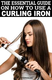 Coarse, curly or thick hair: How To Curl Your Hair With A Curling Iron To Get Big Bouncy Voluminous Hair