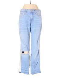 Details About Bershka Women Blue Jeans 2