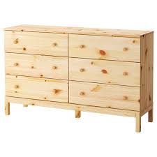 Designing a tall dresser can be tricky, but the owners of this dresser pulled it off in style. Tarva Pine 6 Drawer Chest Popular Stylish Ikea