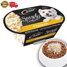 Cesar Simply Crafted Wet Dog Food 1 3oz Trays Pack Of 10 Dog Food Recipes Wet Dog Food Food