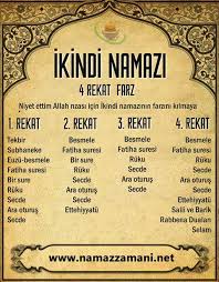 İkindi namazı hangi dualar okunur, nasıl niyet edilir? Aksam Namazi Nasil Kilinir Aksam Namazi Kac Rekattir Aksam Namazi Kilinisi
