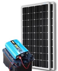 Charged via solar panel, a wall socket or car battery. Solar Powered Generator 135 Amp 12000 Watt Solar Generator Just Plug And Play