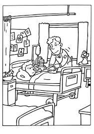 Printable drawings and coloring pages. Coloring Page Hospital Bed Img 6509 Coloring Books Coloring Pages Book Hospital