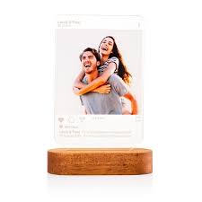 Instagram Style 3d Led Lamp Gift Personalised Lamp Gift For Her Night Light As Gift For Him Custom 3d Led Lamp With Photo Anniversay Gift Instagram Fashion Best Gifts For Him
