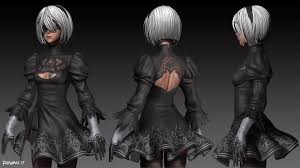 Artstation Nier 2b Ridwan Chandra Choa Badass Art Design Girl Cosplay Tutorial
