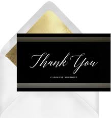 Maybe you would like to learn more about one of these? Formal Gold Frame Thank You Notes Greenvelope Com