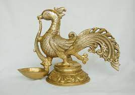 peacock brass diya brass decor antique jewelry box antiques