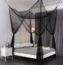 Bedroom decorating with mosquito netting. Buy Mosquito Net For Bed Canopy 4 Corner Post Curtains Bed Canopy Large Mosquito Netting Bedroom Princess Decoration For Girls Adults Fits Full Queen King Size Online In Italy B08p1lbdpg