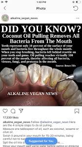 Pin By Hafsa Siddiqi On Raw Vegan Coconut Oil Pulling Oil Pulling Vegan News