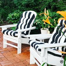 Black And White Outdoor Furniture Cushions Pin On New House Inspiration