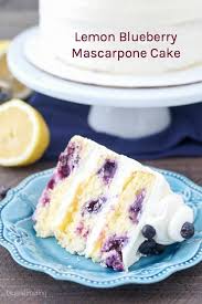 Moist Lemon Blueberry Cake With Mascarpone Frosting Easy Layer Cake Recipe Moist Lemon Cake Blueberry Lemon Cake Mascarpone Cake