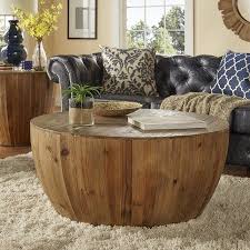 Weston Home Adeline Southwestern Brown Wood Barrel Coffee Table Walmart Com In 2020 Barrel Coffee Table Coffee Table Barrel Coffee