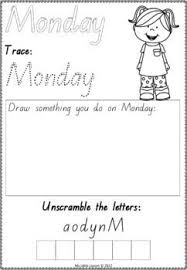 These Days Of The Week Activities Have Been Created In The Queensland Beginners Font It Includes 11 Homeschool Writing Worksheets Days Of The Week Activities