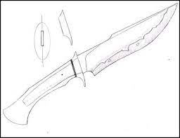 Use em tarefas pedindo para os alunos colorir as casas da maneira que desejar. Image Result For Knife Template Fabricacao De Facas Facas De Caca Facas De Combate