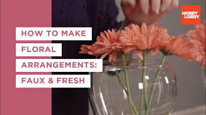 Great savings & free delivery / collection on many items. How To Make Floral Arrangements Faux Fresh Hobby Lobby Youtube